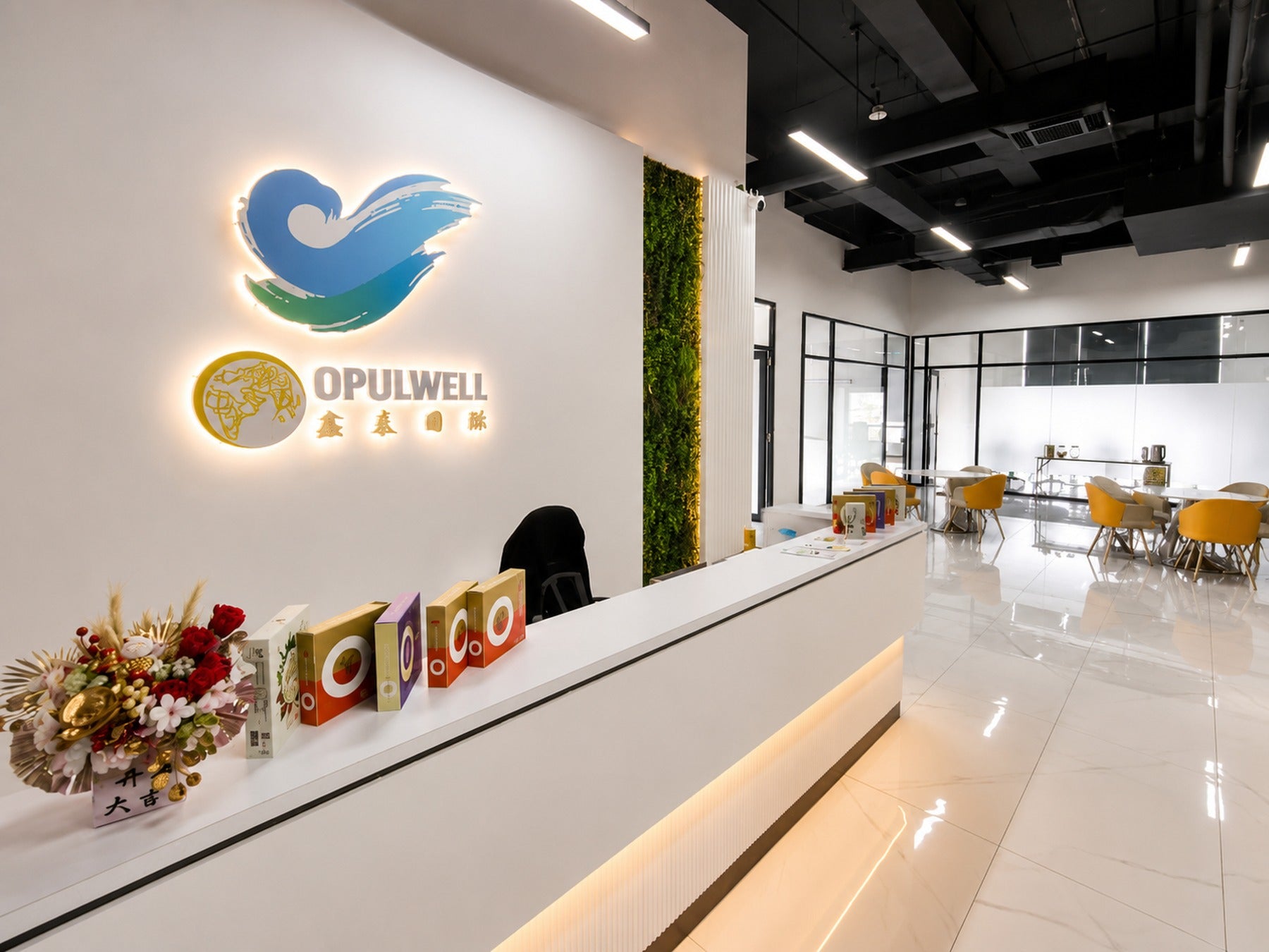 Opulwell Malaysia office reception